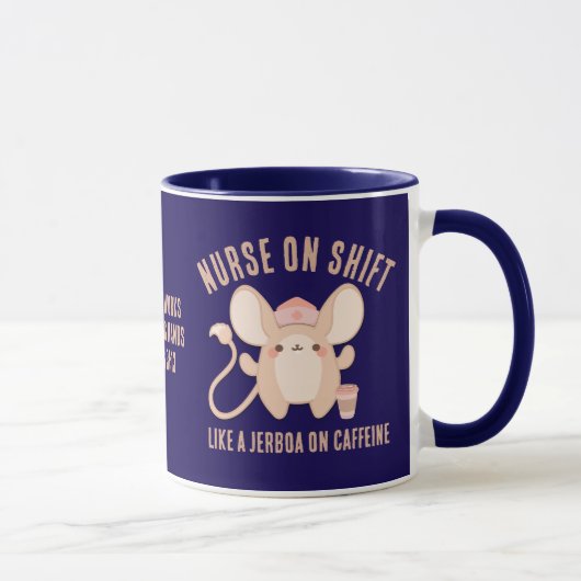 Mug INFIRMIER SUR LE café Jerboa SHIFT (Droite)