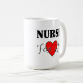 Mug Infirmière À Vie (Devant droit)