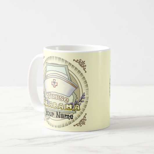 Mug Infirmière Alabama (Devant gauche)
