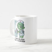 Mug Infirmière Alien (Devant gauche)