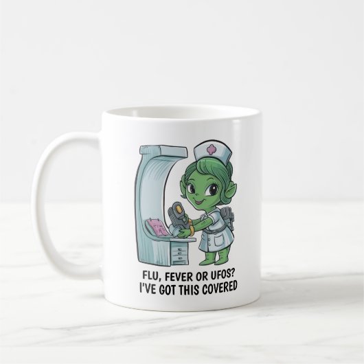 Mug Infirmière Alien (Gauche)