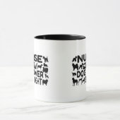 Mug Infirmière Amoureux des chiens (Centre)