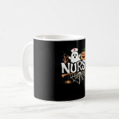 Mug Infirmière amusante Halloween Fantôme Design Essen (Devant gauche)