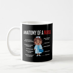 Mug Infirmière Anatomie D'Une Infirmière