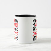 Mug Infirmière anesthésiste aime les chiens (Centre)