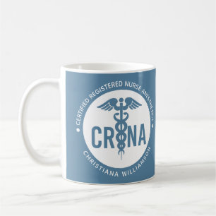Mug Infirmière anesthésiste certifiée CRNA personnalis