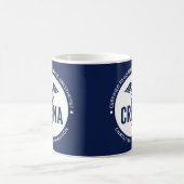 Mug Infirmière anesthésiste certifiée CRNA personnalis (Centre)