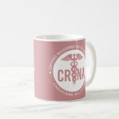 Mug Infirmière anesthésiste certifiée CRNA personnalis (Devant droit)