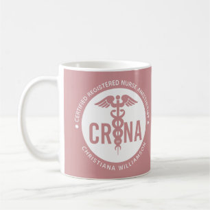 Mug Infirmière anesthésiste certifiée CRNA personnalis