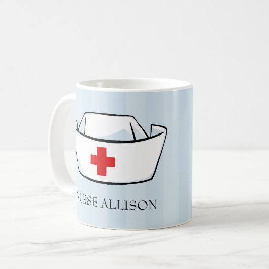 Mug Infirmière Appréciation Ajouter un nom (Devant gauche)
