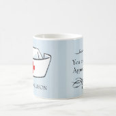Mug Infirmière Appréciation Ajouter un nom (Centre)