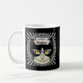 Mug Infirmière au chat smoking (Gauche)