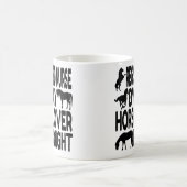 Mug Infirmière autorisée de Cheval Lover (Centre)