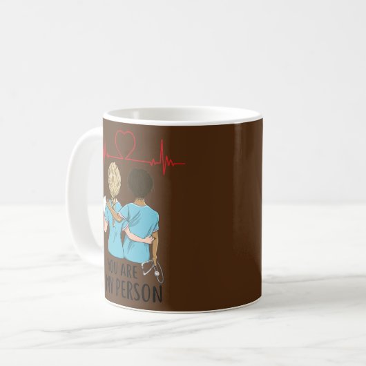 Mug Infirmière Besoins Vous Êtes Ma Personne ARN CCN C (Devant gauche)