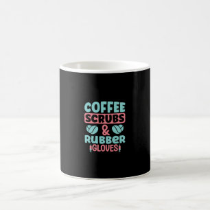 Mug Infirmière Cadeau Café Scrubs Et Gants En Caoutcho