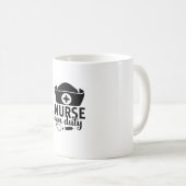 Mug Infirmière-cadeau en service (Devant droit)