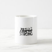 Mug Infirmière Cadeau infirmière forte (Centre)