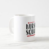 Mug Infirmière Cadeau Infirmière Squad (Devant gauche)