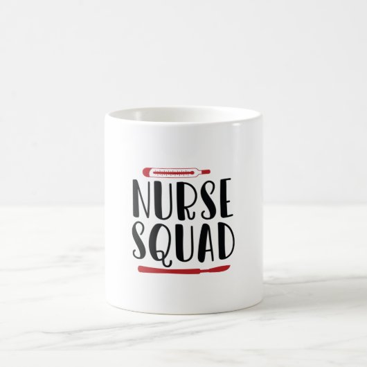 Mug Infirmière Cadeau Infirmière Squad (Centre)