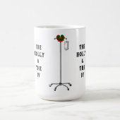 Mug Infirmière cadeaux de vacances (Centre)