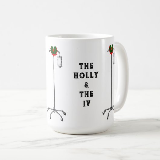 Mug Infirmière cadeaux de vacances (Devant droit)