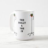 Mug Infirmière cadeaux de vacances (Devant gauche)