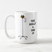 Mug Infirmière cadeaux de vacances (Gauche)