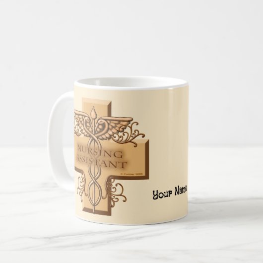 Mug Infirmière Caduceus (Devant gauche)