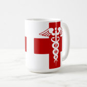 Mug Infirmière Caduceus (Devant droit)