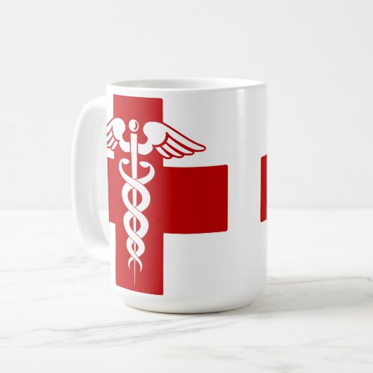 Mug Infirmière Caduceus (Devant gauche)