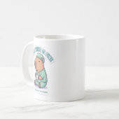 Mug Infirmière capybara sarcastique (Devant gauche)