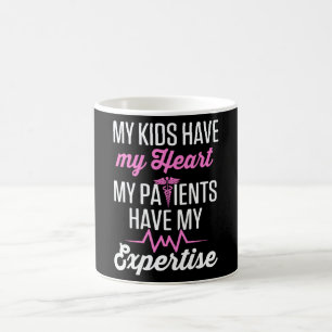 Mug Infirmière cardiaque maman cardiologie Mes enfants