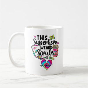 Mug Infirmière Ce Superhéros Porte Des Écrans