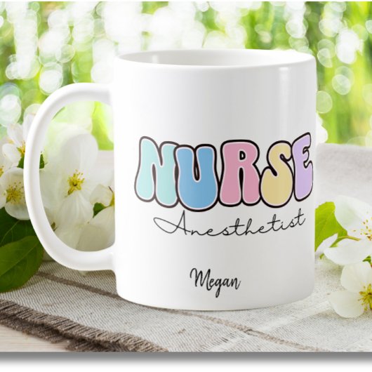 Mug Infirmière certifiée CRNA Anesthésiste Infirmière