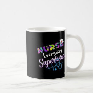 Mug Infirmière chaque jour Superhero Coloriage Interna