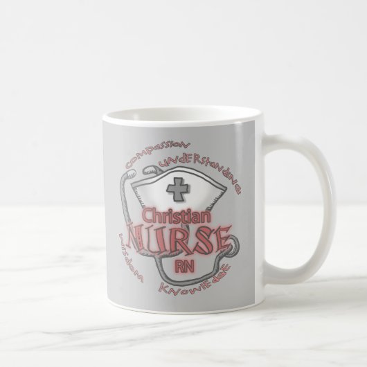 Mug Infirmière chrétienne axiom (Droite)