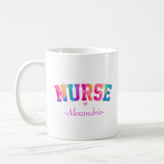 Mug Infirmière colorée (Gauche)