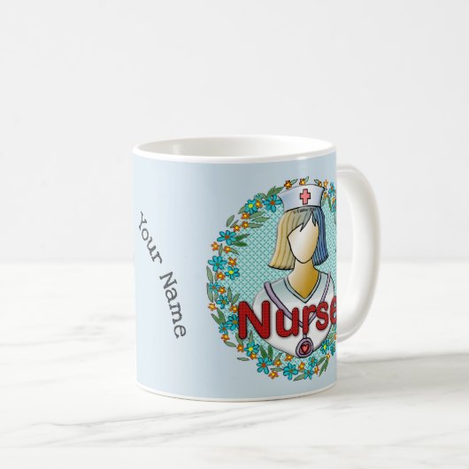 Mug Infirmière cool (Devant droit)