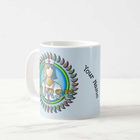 Mug infirmière cool (Devant gauche)