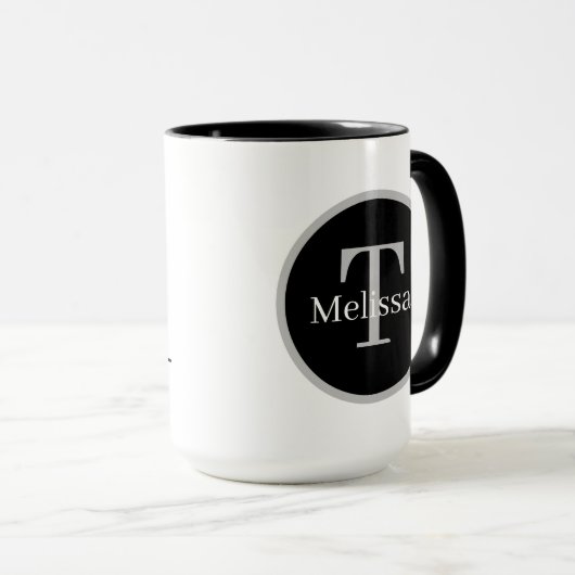 Mug Infirmière cool devoir ajouter un monogramme (Devant droit)