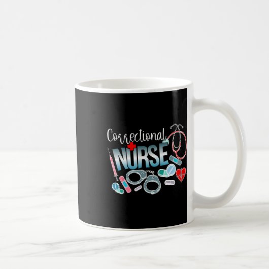 Mug Infirmière correctionnelle Infirmière correctionne (Droite)