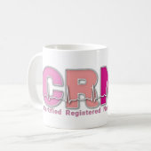 Mug Infirmière CRNA Anesthésiste  (Devant gauche)
