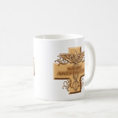 Mug Infirmière Cross Caduceus Anesthetist (Devant droit)