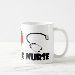 Mug Infirmière d'amour de paix