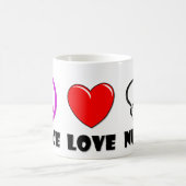 Mug Infirmière d'amour de paix (Centre)