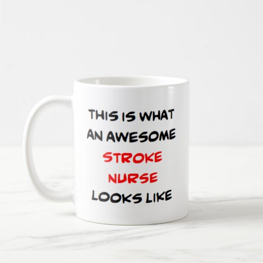 Mug infirmière d'attaque, génial (Gauche)