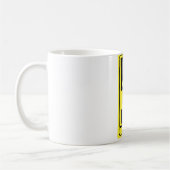 Mug Infirmière d'avertissement de caféine (Gauche)