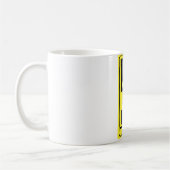 Mug Infirmière d'avertissement de caféine (Gauche)