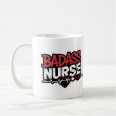 Mug Infirmière de Badass (Gauche)