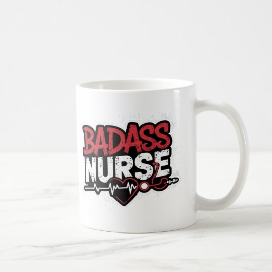 Mug Infirmière de Badass (Droite)